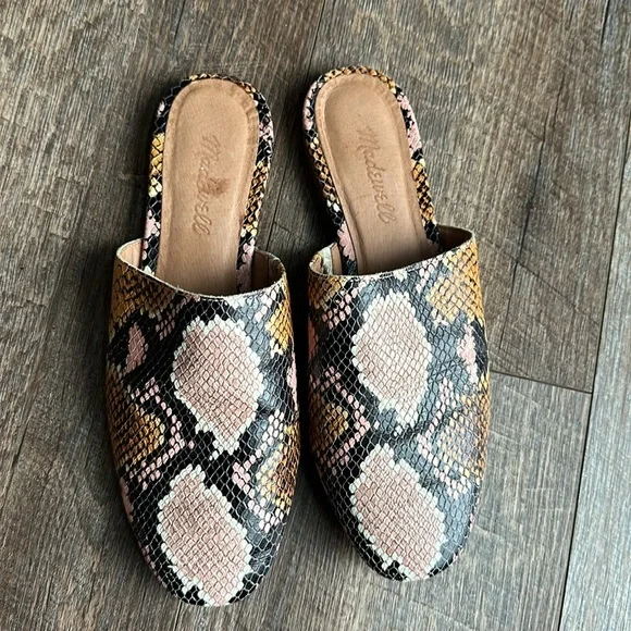 Madewell The Cory Mule in Snake Embossed Leather - Picture 11 of 13